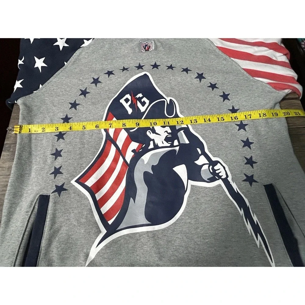 Post Game‎ American Flag New England Patriots Football NFL MED Sweatshirt Unisex